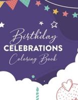 Birthday Celebrations Coloring Book