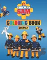 Fireman Sam Coloring Book (Volume 1)
