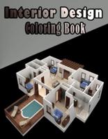 Interior Design Coloring Book