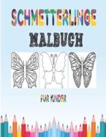 Schmetterlinge Malbuch Für Kinder