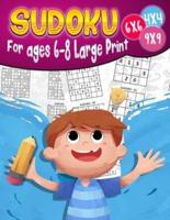 Sudoku For Ages 6-8 Large Print