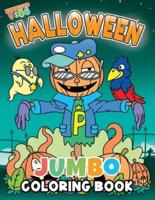Jumbo Halloween Coloring Book for Kids: Happy Halloween Coloring Book with 50 Coloring Pages