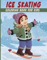 Ice Skating Coloring Book for Kids
