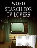 Word Search for TV Lovers