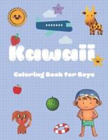 Kawaii Coloring Book for Boys