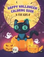 Happy Halloween Coloring Book for Kids