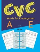 CVC Words For Kindergarten