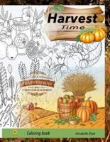 Harvest Time Coloring Book