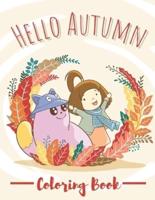 Hello Autumn Coloring Book