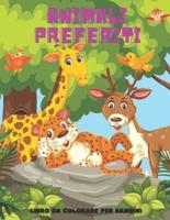 ANIMALI PREFERITI - Libro Da Colorare Per Bambini