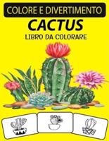 Cactus Libro Da Colorare