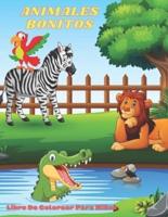 ANIMALES BONITOS - Libro De Colorear Para Niños