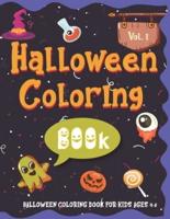 Halloween Coloring BOOk For Kids Ages 4-8