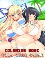 Sexy Girls Anime Coloring Book