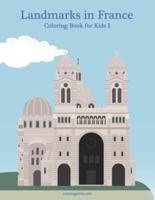 Landmarks in France Coloring Book for Kids 1