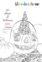 Libro De Colorear 50 Dibujos De Halloween Para Colorear