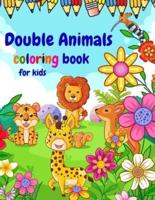 Double Animals Coloring Book For Kids