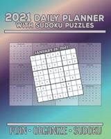 2021 Daily Planner With Sudoku Puzzles