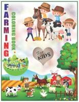 Farming Coloring Book For Kids