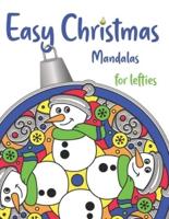 Easy Christmas Mandalas for Lefties