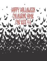 Happy Halloween Coloring Book for Kids 4-8