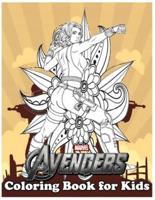 The Avengers Coloring Book for Kids: Amazing 120 Pages Coloring Book large With illustrations Great Coloring Book for Boys, Girls, Toddlers, Preschoolers, Kids (Ages 3-6, 6-8, 8-12)