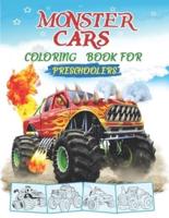 Monster Cars Coloring Book For Preschoolers