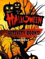 Halloween Activity Books for Kids Ages 4-8