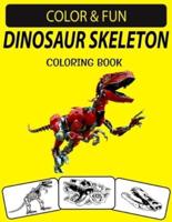 Dinosaur Skeleton Coloring Book