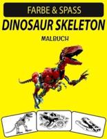 Dinosaur Skeleton Malbuch
