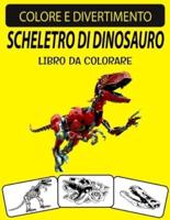 Scheletro Di Dinosauro Libro Da Colorare