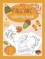 Fall ABC Coloring Book