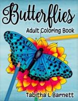 Butterflies Adult Coloring Book