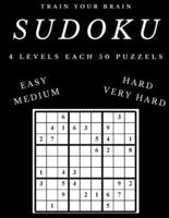 SUDOKU 4 LEVELS EACH 50 PUZZELS 8.5X11 IN