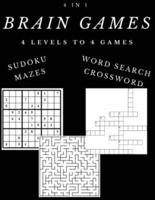 Brain Games 4 in 1 4 Levels to 4 Games