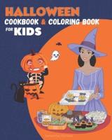 Halloween Cookbook for Kids and Coloring Book