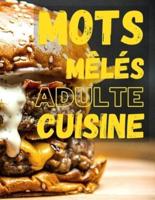 Mots Mêlés Adulte Cuisine