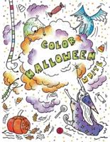 Halloween Coloring And Writing Book For Kids