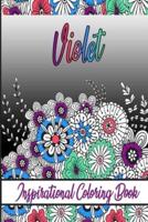 Violet Inspirational Coloring Book
