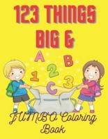 123 Things BIG & JUMBO Coloring Book