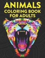 Animals Coloring Book For Adults