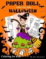 Paper Doll Color, Cut, Play Halloween