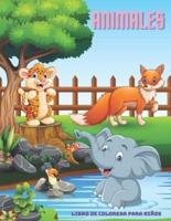 ANIMALES - Libro De Colorear Para Niños