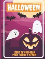 Halloween Libro De Colorear Para Niños Y Niñas