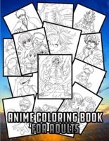 Anime Coloring Book For Adults