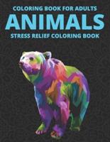 Coloring Book For Adults Animals Stress Relief Coloring Book