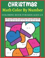 Christmas Math Color By Number Coloring Book For Kids Ages 4-8