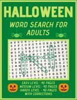 Halloween Word Search for Adults