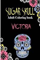 Victoria Sugar Skull, Adult Coloring Book