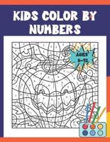 Kids Color by Numbers Ages 8-12